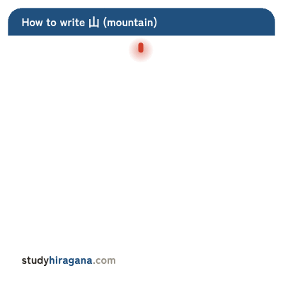 How to write 山