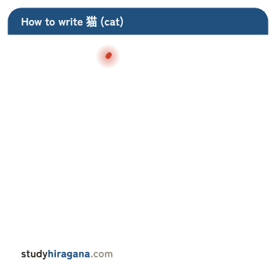 How to write 猫