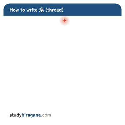 How to write 糸