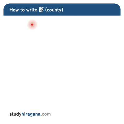How to write 郡